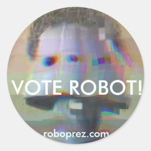 Rond Vote Robot ! - Sticker Chuck10.1