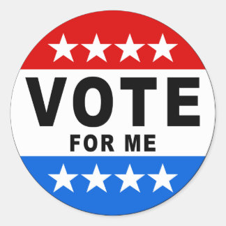 Rond Voter Pour Moi Sticker