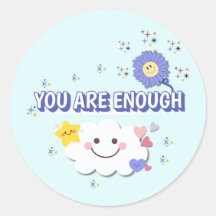 Vous Êtes Assez - Sticker Message Positif
