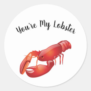 Rond Vous êtes mon Sticker de homard