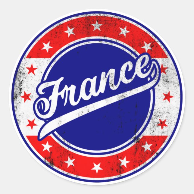 Rond Voyageur mondial - Sticker France (Devant)