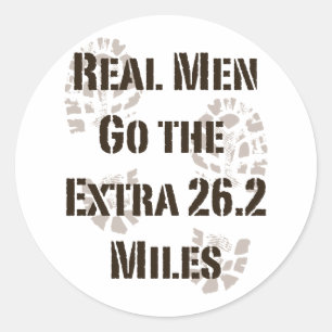 Rond Vraiment Les Hommes Allez Le Sticker Extra 26,2 Mi