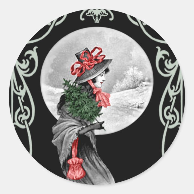 Rond Yule Maiden - Sticker (Devant)