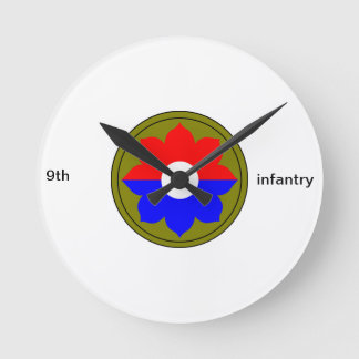 Ronde 9e horloge d'infanterie