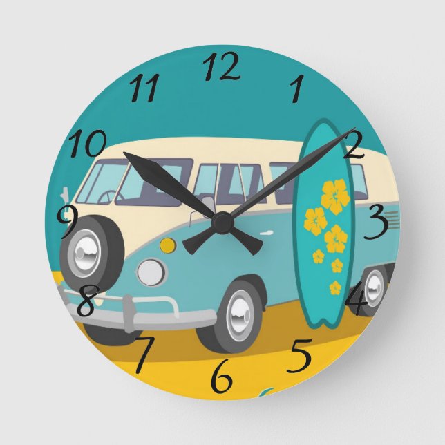 Ronde Australie : Horloge de voyage (Recto)