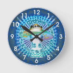 Ronde Autre Voiture Horloge de vaisseau spatial