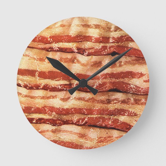 Ronde Bacon heure! bacon horloge mmmmmm (Recto)