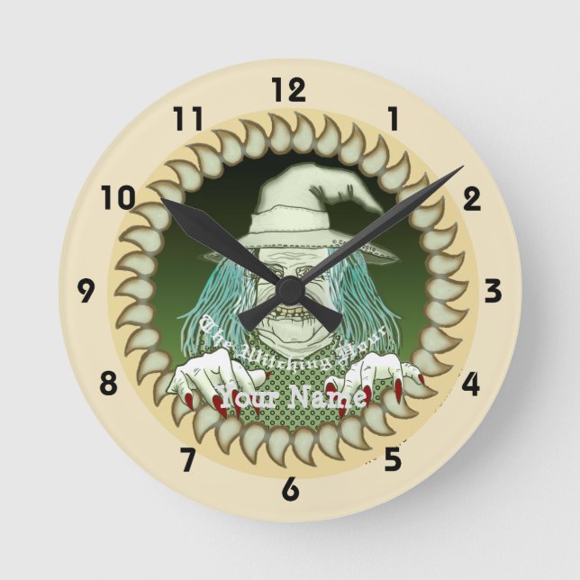 Ronde Bella Witch Face  horloge (Recto)