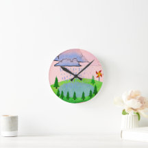 Belle horloge de la nature