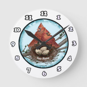 Ronde Cardinal Horloge du nid