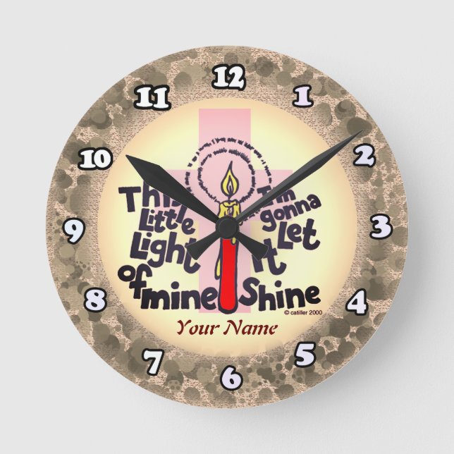 Ronde Cette petite horloge chrétienne (Recto)