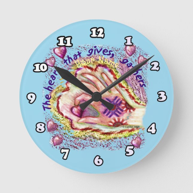 Ronde Cœur Donne Horloge (Recto)