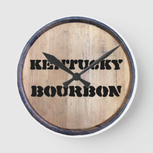 RONDE COUVERCLE DE TONNEAU DE BOURBON (FAUX) HORLOGE KEN
