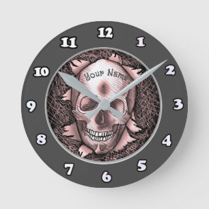 Ronde Crâne rouge de Breakout horloge