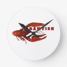 Crawfish Wall Horloge