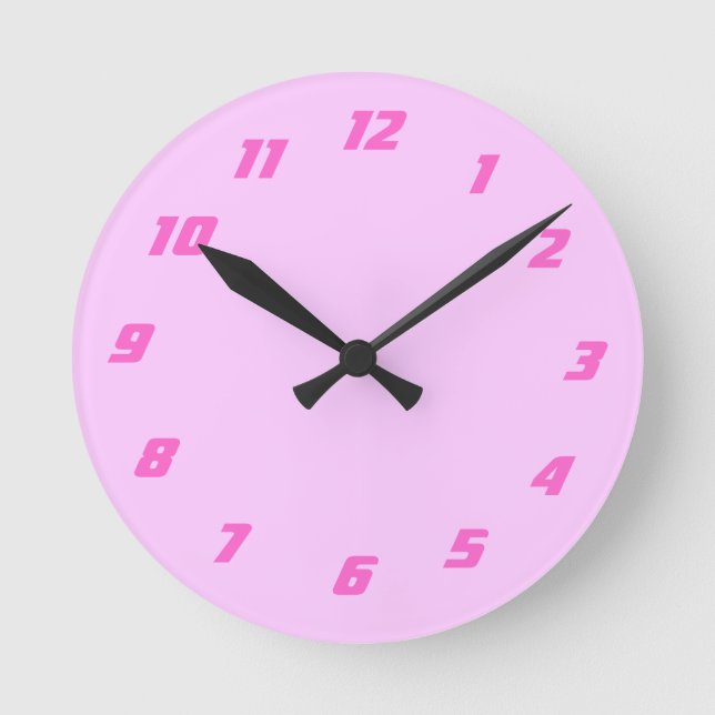 Ronde Créez votre propre horloge (Recto)