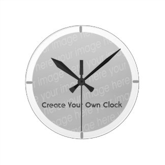 Ronde Créez votre propre horloge - Style 9
