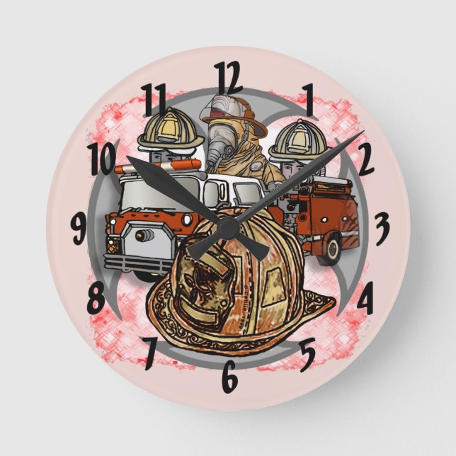 Ronde Croisière de pompier Horloge des pompiers (Recto)