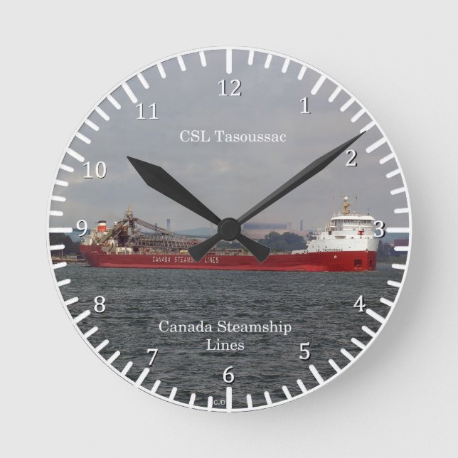 Ronde CSL Tadoussac horloge rouge (Recto)