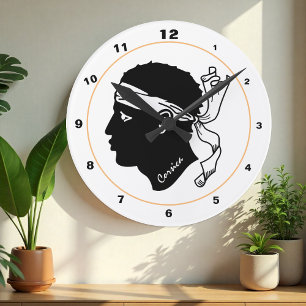 Ronde Drapeau Corse, Corse tendance mode / horloge desig