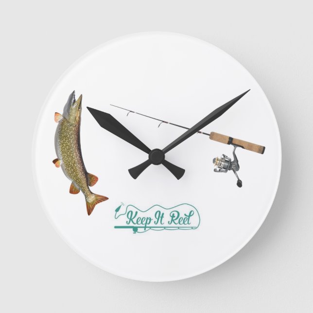 RONDE ****GARDEZ-LE REEL FISHERMAN'S*** HORLOGE (Recto)