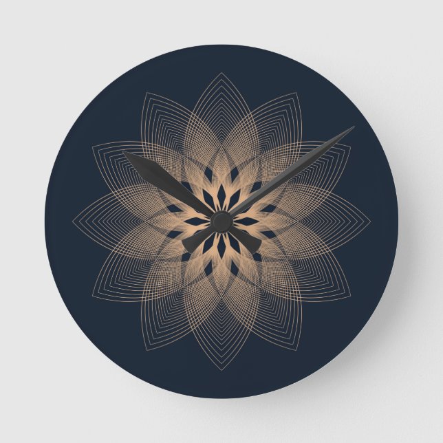 Ronde Grande horloge Golden Mandala (Recto)