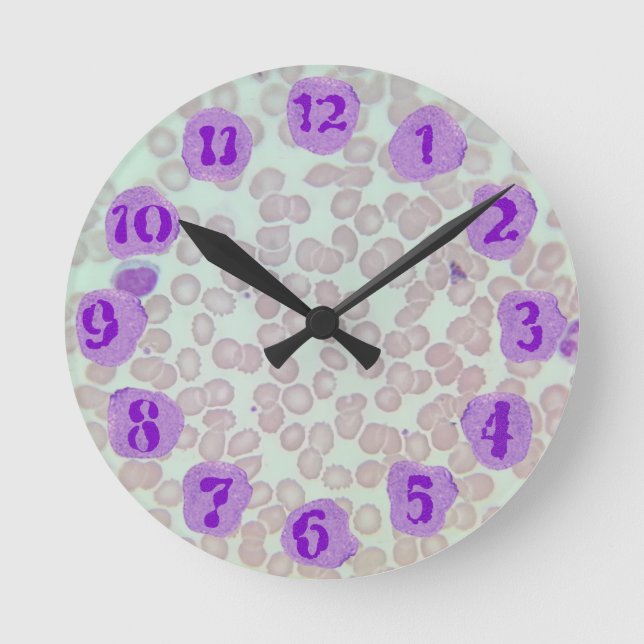 Ronde Hématologie, RBC, horloge WBC (Recto)