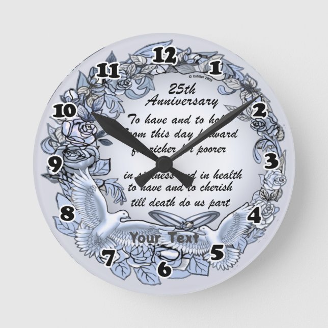 Ronde Horloge 25e Anniversaire (Recto)