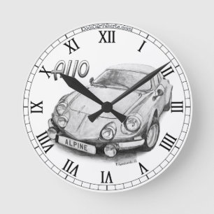 Ronde Horloge A110 alpine