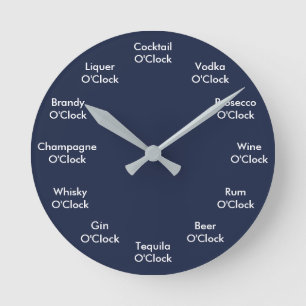 Ronde Horloge à barres amusante Horloge personnalisée
