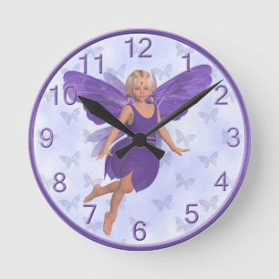 Ronde Horloge à papillon