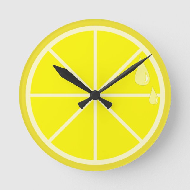 Ronde Horloge à tranche de citron (Recto)