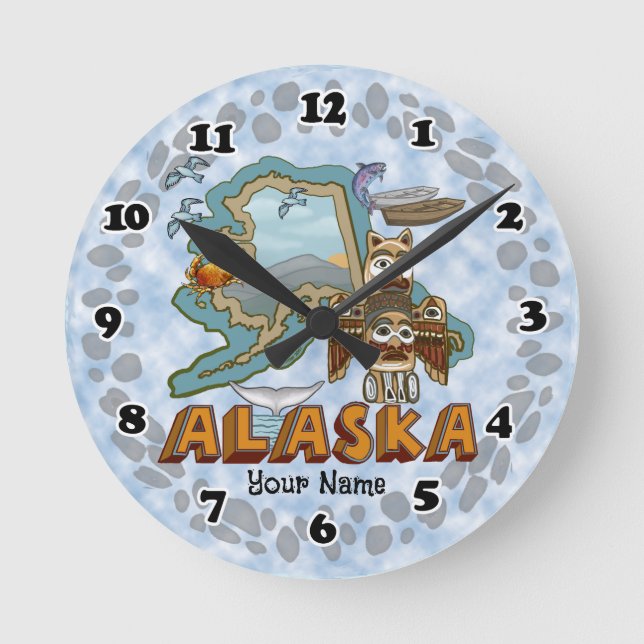 Ronde Horloge Alaska (Recto)