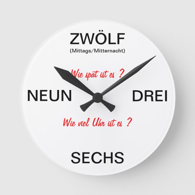 RONDE HORLOGE ALLEMANDE - ZAGOOOOO (Recto)