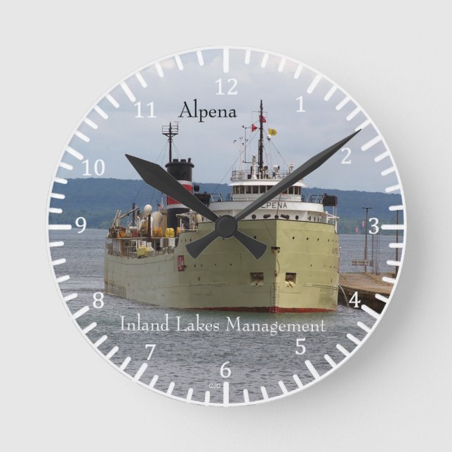 Ronde horloge Alpena Soo (Recto)