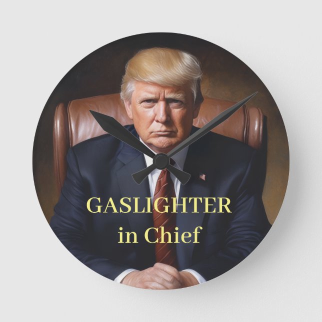 Ronde Horloge Anti-Trump (Recto)
