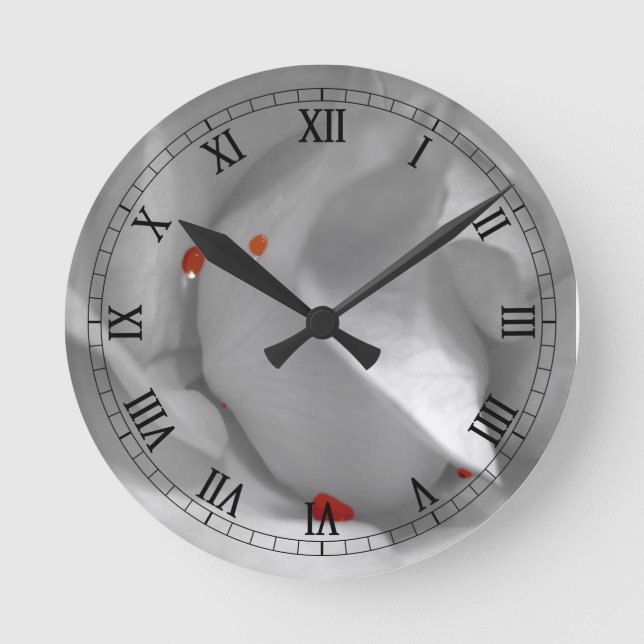 Ronde Horloge aquarelle éolienne (Recto)