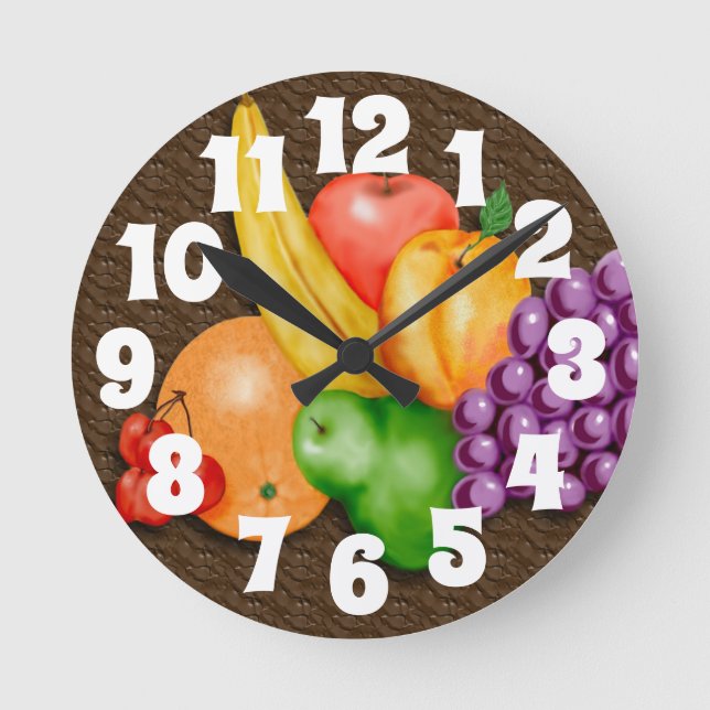 Ronde Horloge avec fruit (Recto)
