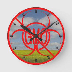 Ronde Horloge Bio-dangereuse - Décor-cadeau pour avertis