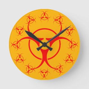 Ronde Horloge Bio-dangereuse - Décor-cadeau pour avertis