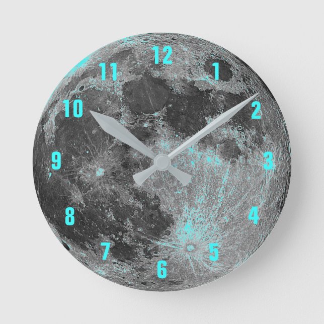 Ronde Horloge BLEU MOON (Recto)