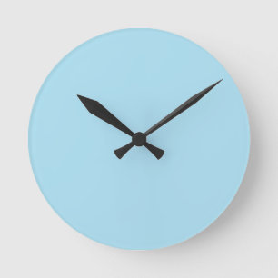 Ronde Horloge Bleue Bébé