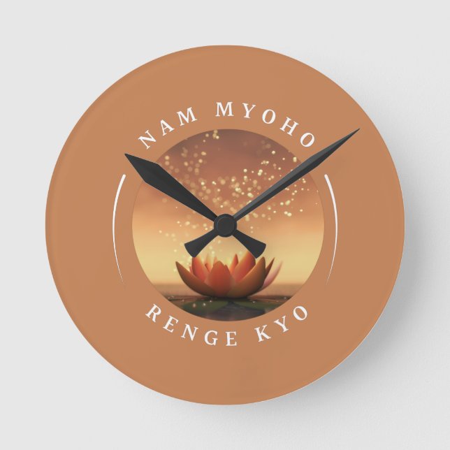 Ronde Horloge bouddhiste SGI (Recto)