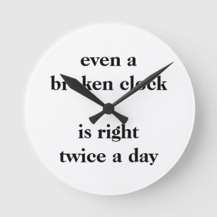 RONDE HORLOGE BRISÉ