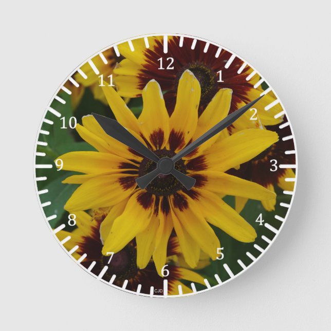 Ronde Horloge Brown jaune (Recto)