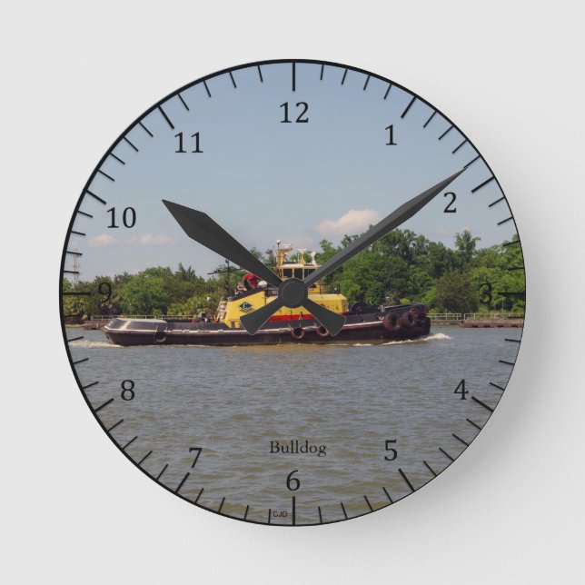 Ronde Horloge Bulldog (Recto)