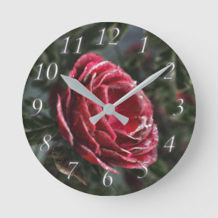 Ronde Horloge cadeau de départ d'hiver