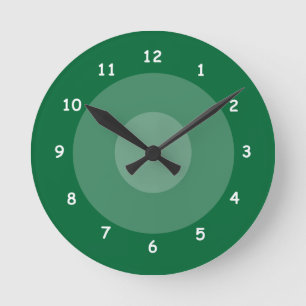 Ronde Horloge - cercles ombragés