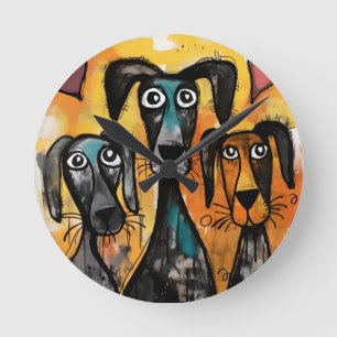 Ronde Horloge Chien
