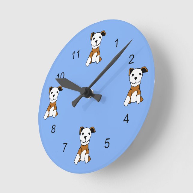 Ronde Horloge - Chien de jouets (Angle)